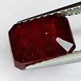 2.75ct Ruby Emerald Cut Gemstone