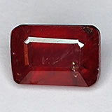 2.75ct Ruby Emerald Cut 8.3x5.7mm Gemstone