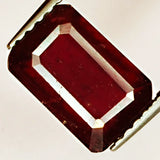 2.75ct Ruby Emerald Cut Loose Gemstone