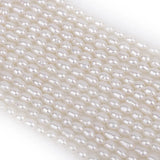 2.8-3.2mm Rice Bead Necklace Natural Freshwater Pearl DIY Accessories