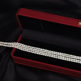 2.8-3.2mm Rice Bead Necklace Natural Freshwater Pearl DIY Accessories