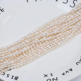 2.8-3mm Freshwater Pearl Potato Round Natural Pearl Beads