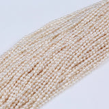 2.8-3mm Freshwater Pearl Potato Round Natural Pearl Beads