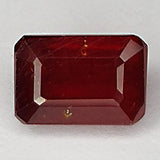 2.80ct Ruby Emerald Cut Loose Gemstone