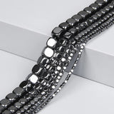 Natural Hematite Cube Beads 15''