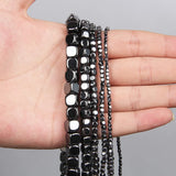 Natural Hematite Cube Beads 15''