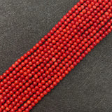 2-8mm Natural Sea Bamboo Red Coral Beads for DIY Jewelry Making