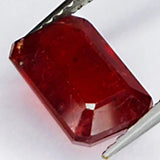 2.90ct Ruby Emerald Cut 8.8x6.3mm
