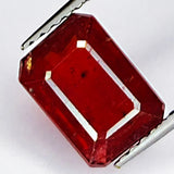 2.90ct Ruby Emerald Cut 8.8x6.3mm