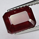 2.95ct Ruby Emerald-Cut 7.7x5.8mm Loose Gemstone