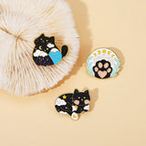 Punk Gothic Enamel Pins Set Skull Witch Brooch Halloween Badges Jewelry Kids
