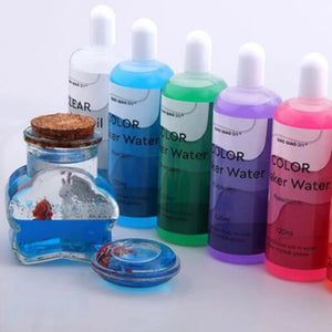 2 Bottles 120ml Pouring Oil Quicksand UV Epoxy Resin Silicone Mold Liqu