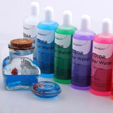 2 Bottles 120ml Pouring Oil Quicksand UV Epoxy Resin Silicone Mold Liqu