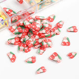 2 Boxes Fruits Polymer Clay Slices Slime Cherry Strawberry Watermelon Resin Jewe