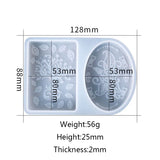 2 Cavity Silicone Soap Molds for DIY Soap Epoxy Resin Mold Making Tools