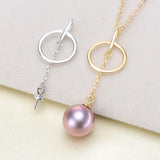 925 Silver Pearl Pendant Necklace Findings, 3pcs/lot