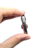 316L Stainless Steel Eyeball Pendant with 2 Stone