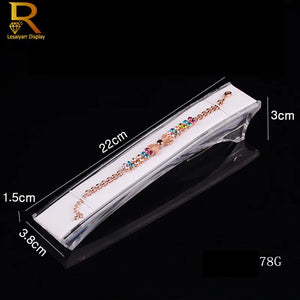 Acrylic Jewelry Display Stand Necklace Chain Velvet Jewelry Decoration Display