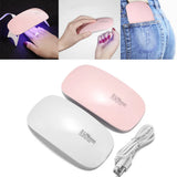 Mini UV Heating Glue Resin Curing Nail Drying Lamp 45s 60s USB Port