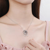 925 Silver Dream Catcher Feather Charm Necklace Love Meaningful Gift S-N421