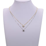 925 Silver Round Choker Necklace Cz Dainty Jewelry Wedding Gift