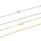 925 Sterling Silver Choke Necklace with Cz Bead for Women