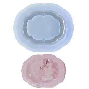 Bear Ornament Quicksand Silicone Epoxy Mold DIY Keychain Pendant Mould