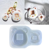 Bear Ornament Quicksand Silicone Epoxy Mold DIY Keychain Pendant Mould
