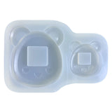 Bear Ornament Quicksand Silicone Epoxy Mold DIY Keychain Pendant Mould