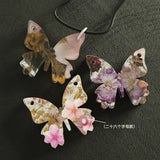 2 Holes Butterfly Pendants Resin Mold UV Cyrstal 26 Letters 12 Constellation Sil