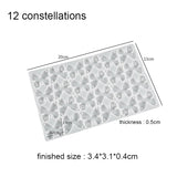 2 Holes Butterfly Pendants Resin Mold UV Cyrstal 26 Letters 12 Constellation Sil