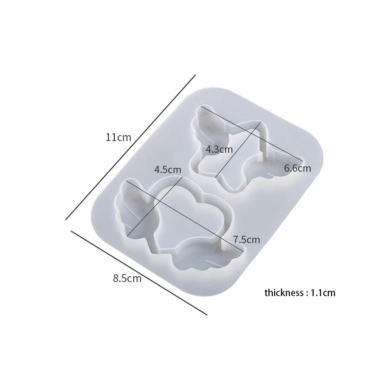 Quicksand Ornaments Silicone Mold for Epoxy Resin