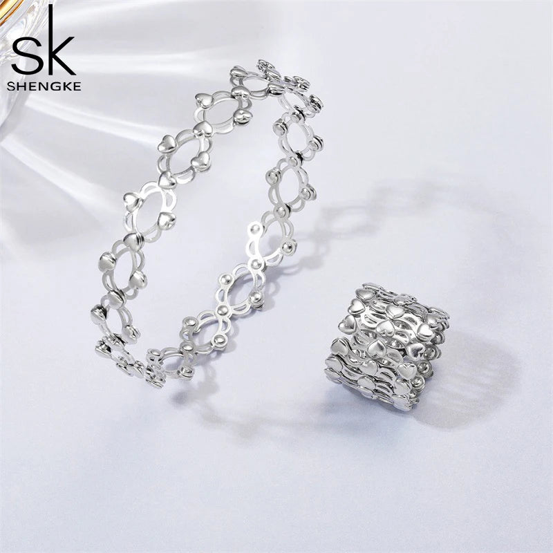 Magic Retractable Ring Bracelet Crystal Rhinestone Bracelets Women Jewelry Gift
