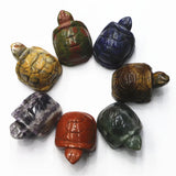 2 Inch Natural Crystal Little Turtles Handmake Carved Polished Healing Stones