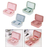 Portable 2 Layer Jewelry Box Display Holder for Bracelets, Earrings, Watches