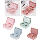 Portable 2 Layer Jewelry Box Display Holder for Bracelets, Earrings, Watches
