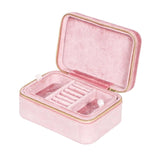 Portable 2 Layer Jewelry Box Display Holder for Bracelets, Earrings, Watches