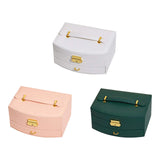 2 Layer Jewelry Organizer, Large Capacity Display Holder Case