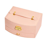 2 Layer Jewelry Organizer, Large Capacity Display Holder Case