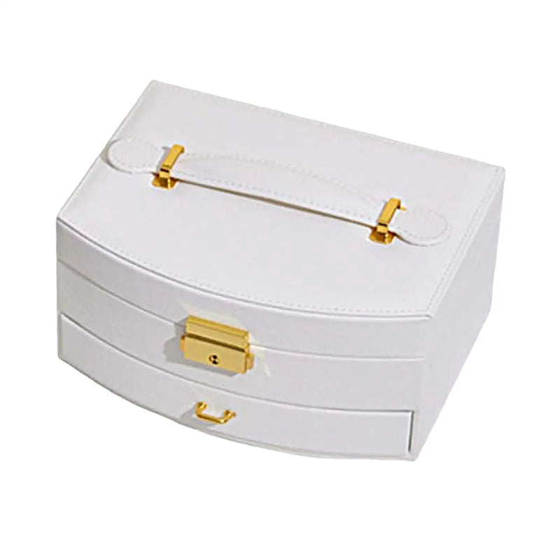 2 Layer Jewelry Organizer, Large Capacity Display Holder Case