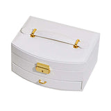 2 Layer Jewelry Organizer, Large Capacity Display Holder Case