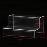 2 Layer Transparent Acrylic Jewelry Display Stand