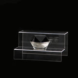 2 Layer Transparent Acrylic Jewelry Display Stand