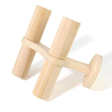 2-Layer Wooden Jewelry Display Stand Organizer for Rings, Pendants