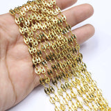 18K Plated 2 Meter Copper Chain DIY Set