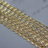 18K Plated 2 Meter Copper Chain DIY Set