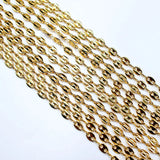 18K Plated 2 Meter Copper Chain DIY Set
