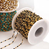 2m Stainless Steel Enamel Bead Chain DIY Bracelet Necklace Jewelry Making