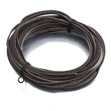 2 Meters Flat PU Leather Strap for DIY Bracelet Necklace - Black