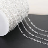 2 Meters Heart Oval Necklace Chains High Jewelry Accessories